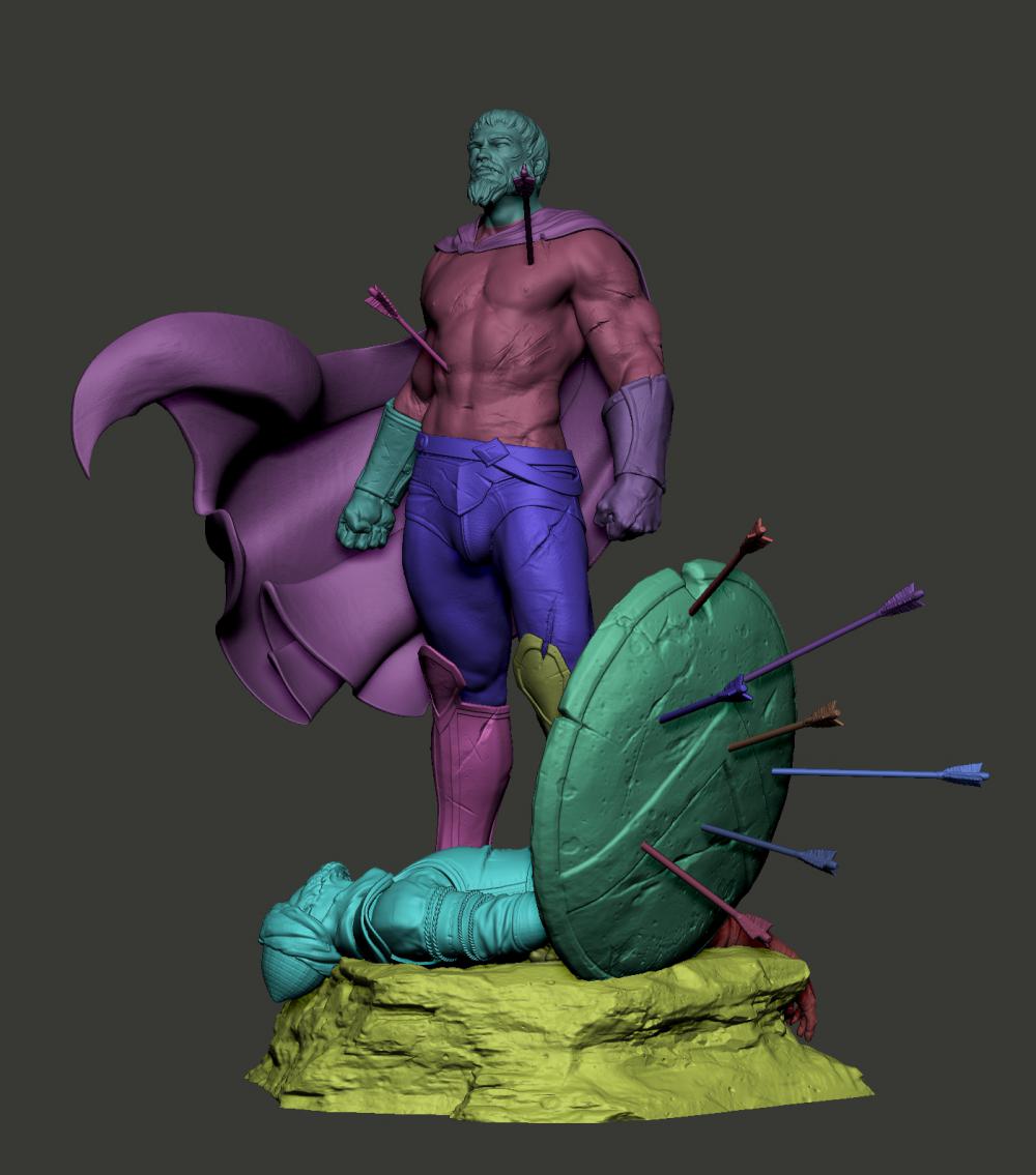 列奥尼达斯王3D打印模型
