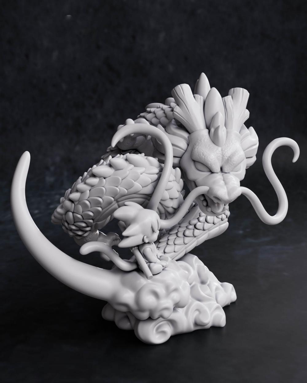 神龙和小悟空3D打印模型