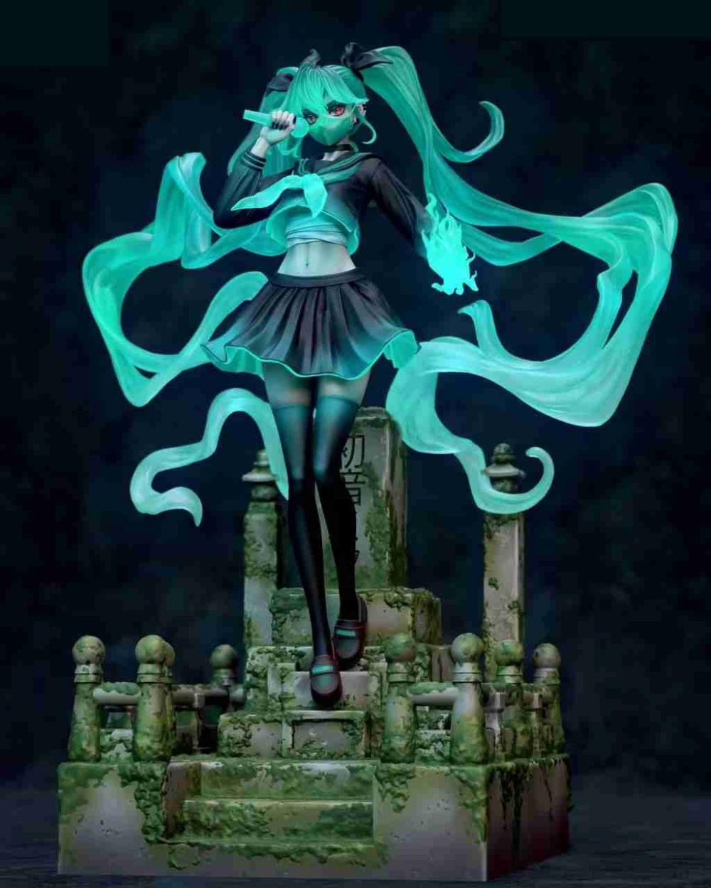 初音未来 幽灵3D打印模型