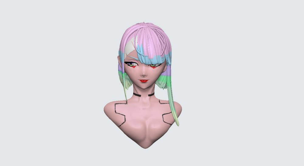 露西 行者边缘3D打印模型