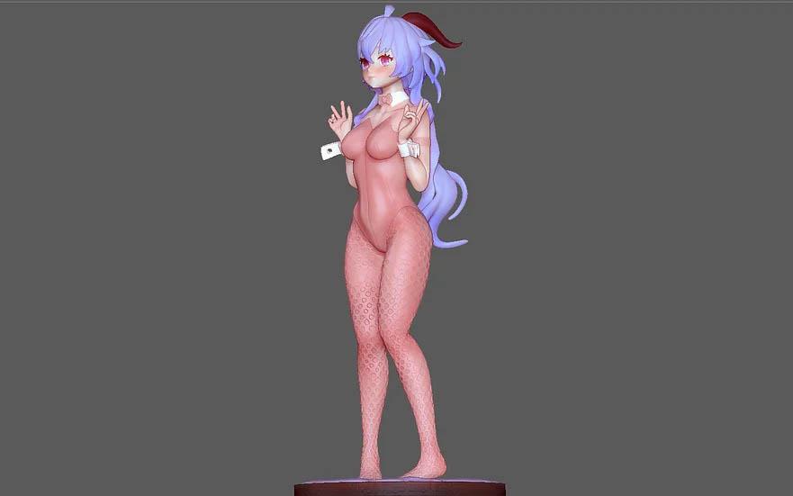 甘雨 兔女郎3D打印模型