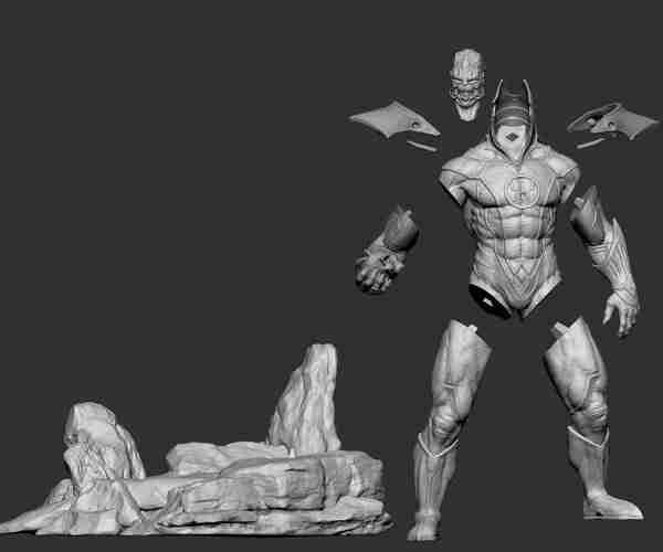 阿托希塔斯 DC漫画 Atrocitus3D打印模型