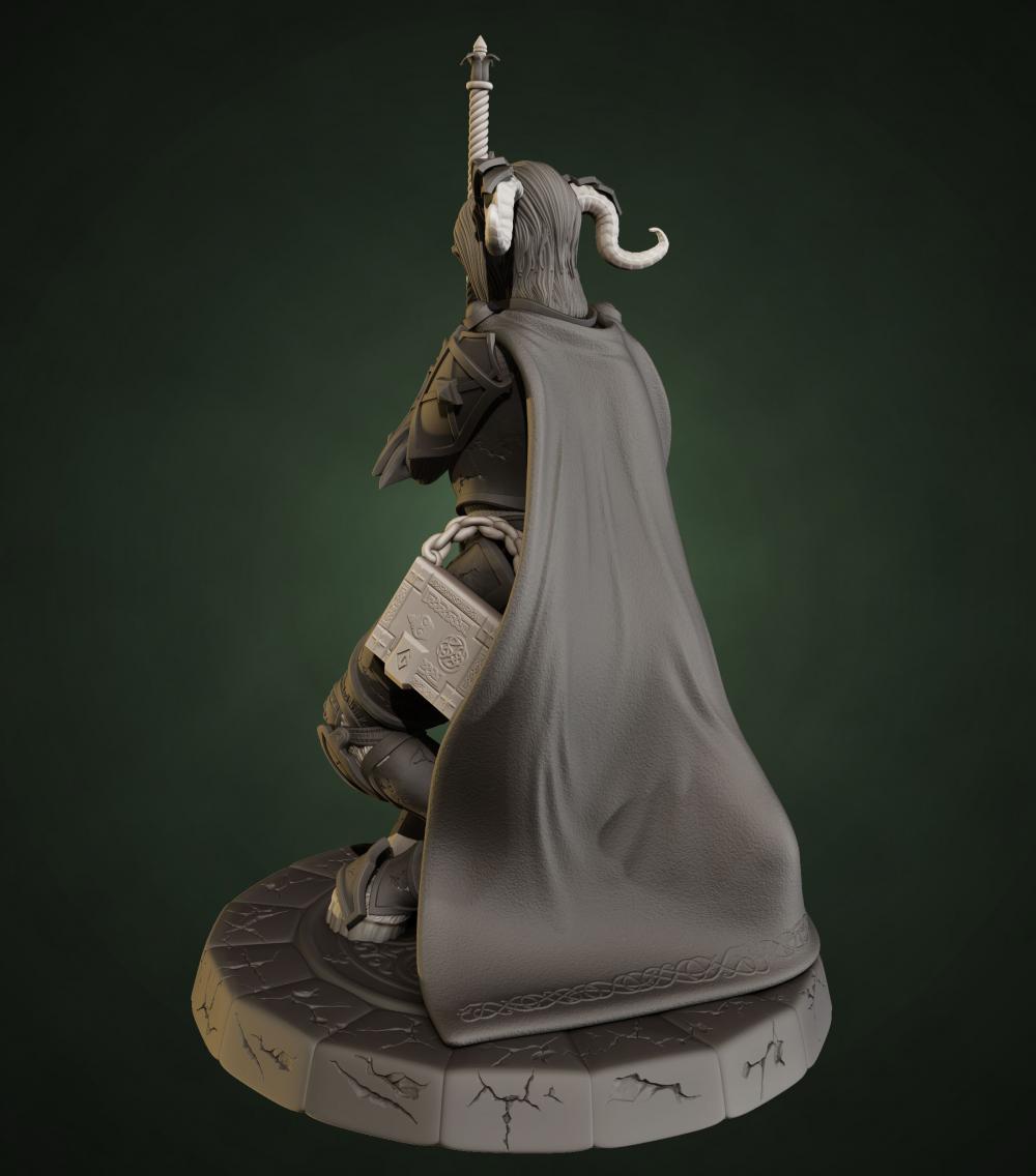 伊瑞尔 魔兽世界 德莱尼圣骑士3D打印模型
