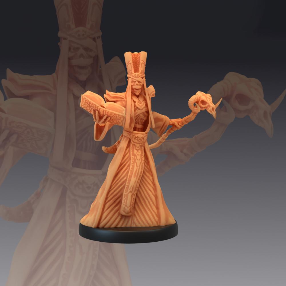 巫妖3D打印模型