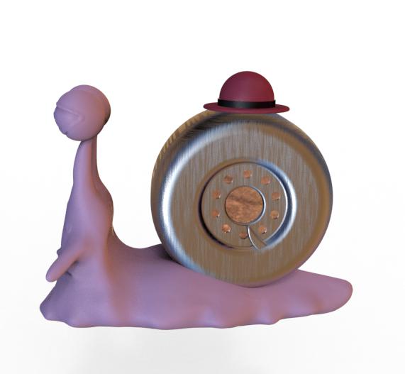 海贼王   蜗牛3D打印模型