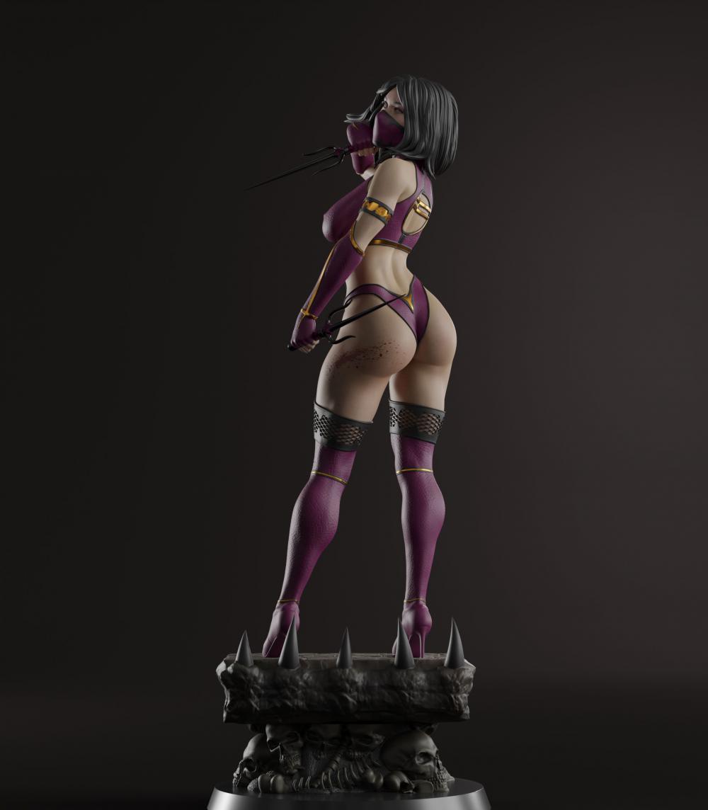 真人快打：美莲娜3D打印模型