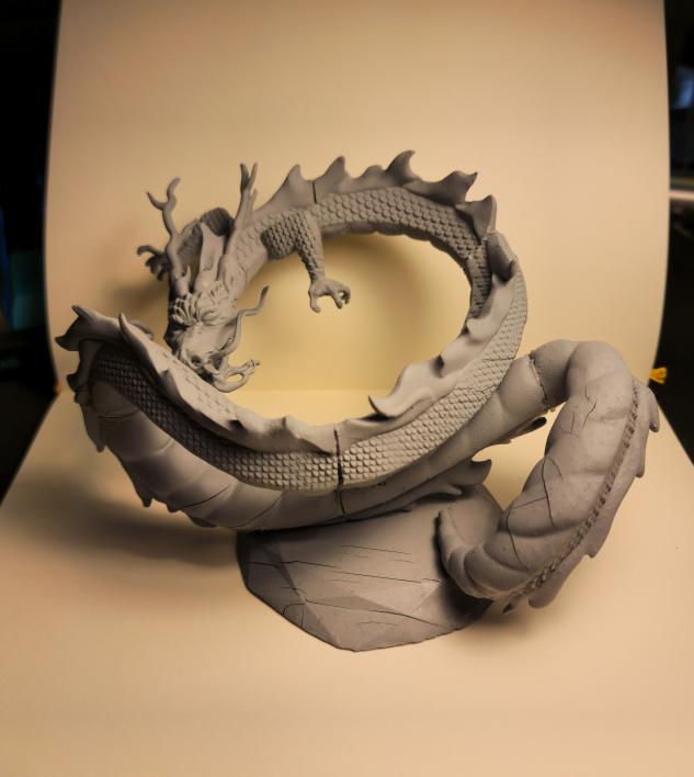 龙 盘龙3D打印模型
