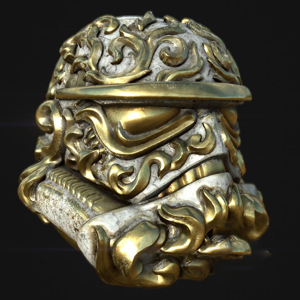 星球大战骑兵头盔三3D打印模型