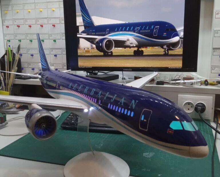 波音 777-9x飞机3D打印模型