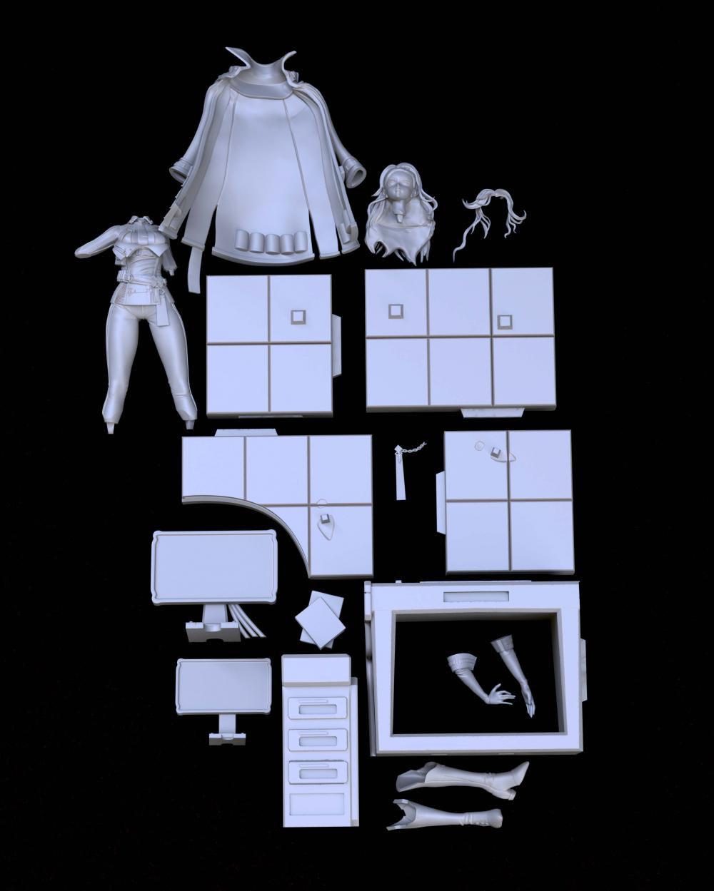 英格丽德3D打印模型