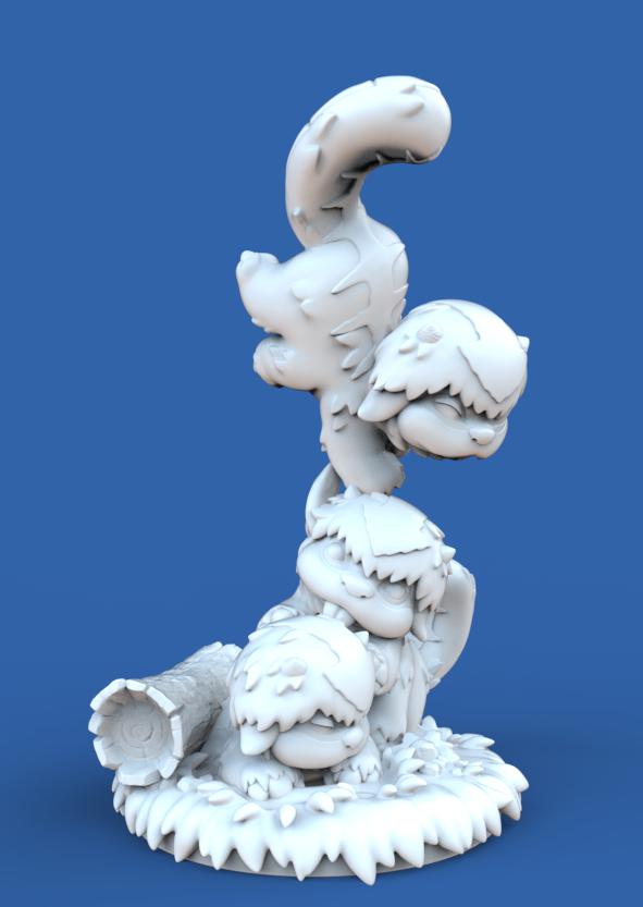 天空牛3D打印模型