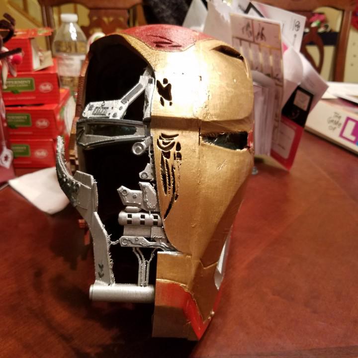 复仇者联盟终极头盔—mk50战损版3D打印模型