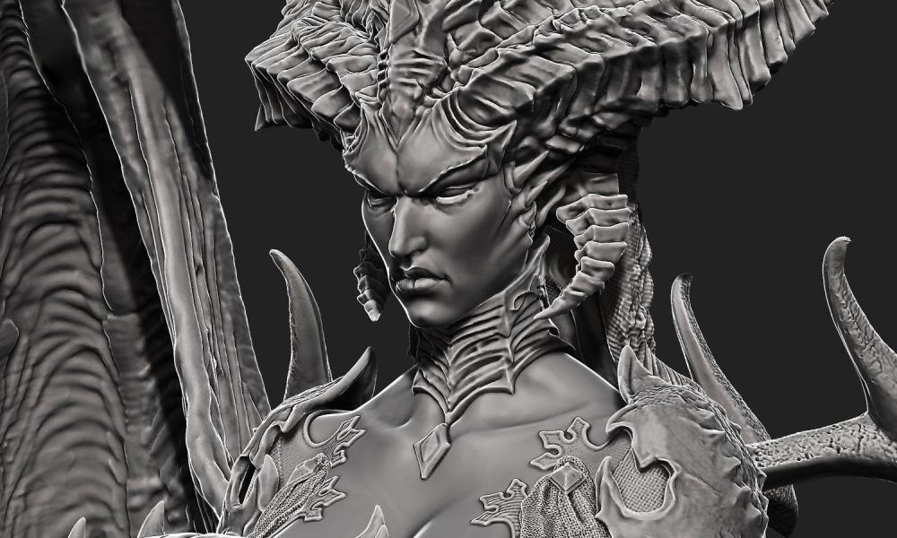 暗黑破坏神 莉莉絲3D打印模型