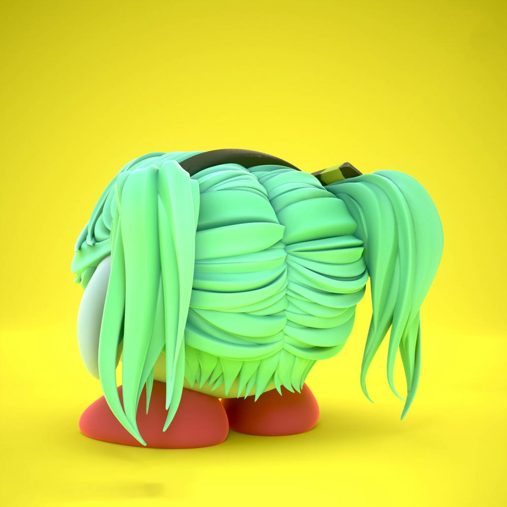 星之卡比  丽贝卡3D打印模型