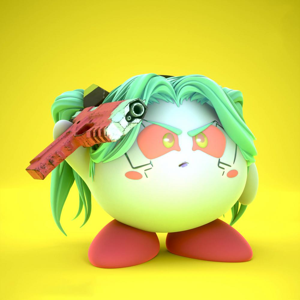 星之卡比  丽贝卡3D打印模型