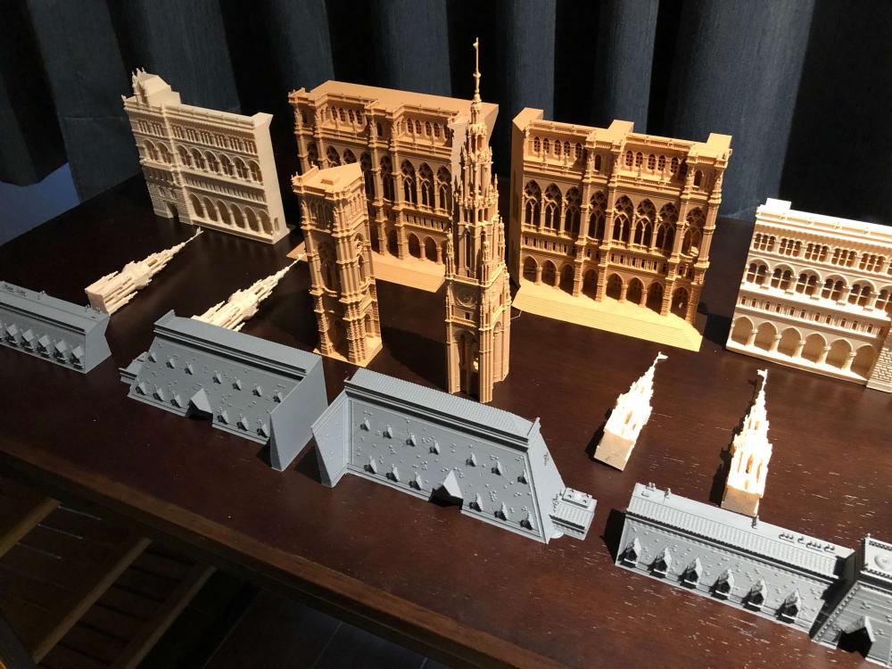 维也纳市政厅3D打印模型