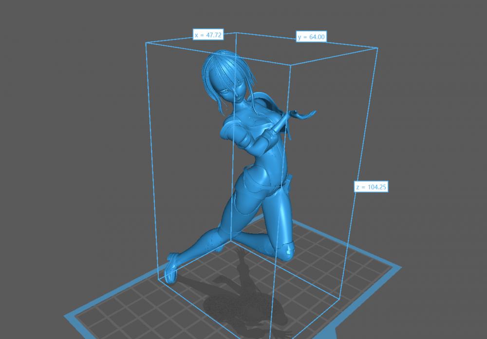 露西3D打印模型