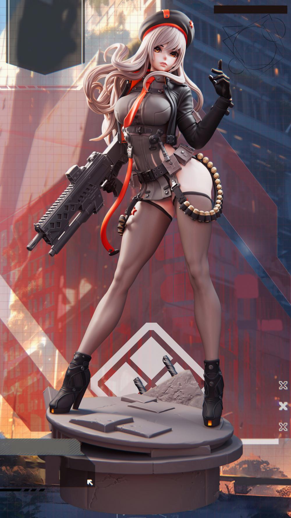 胜利女神:妮姬 拉毗3D打印模型