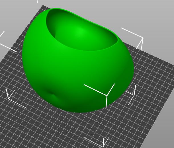瓜子盆3D打印模型