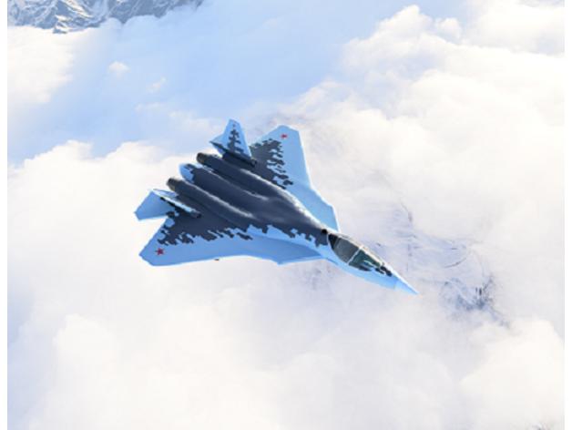 苏霍伊 Su-57战机3D打印模型