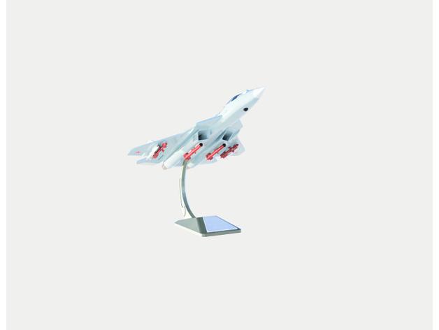 苏霍伊 Su-57战机3D打印模型