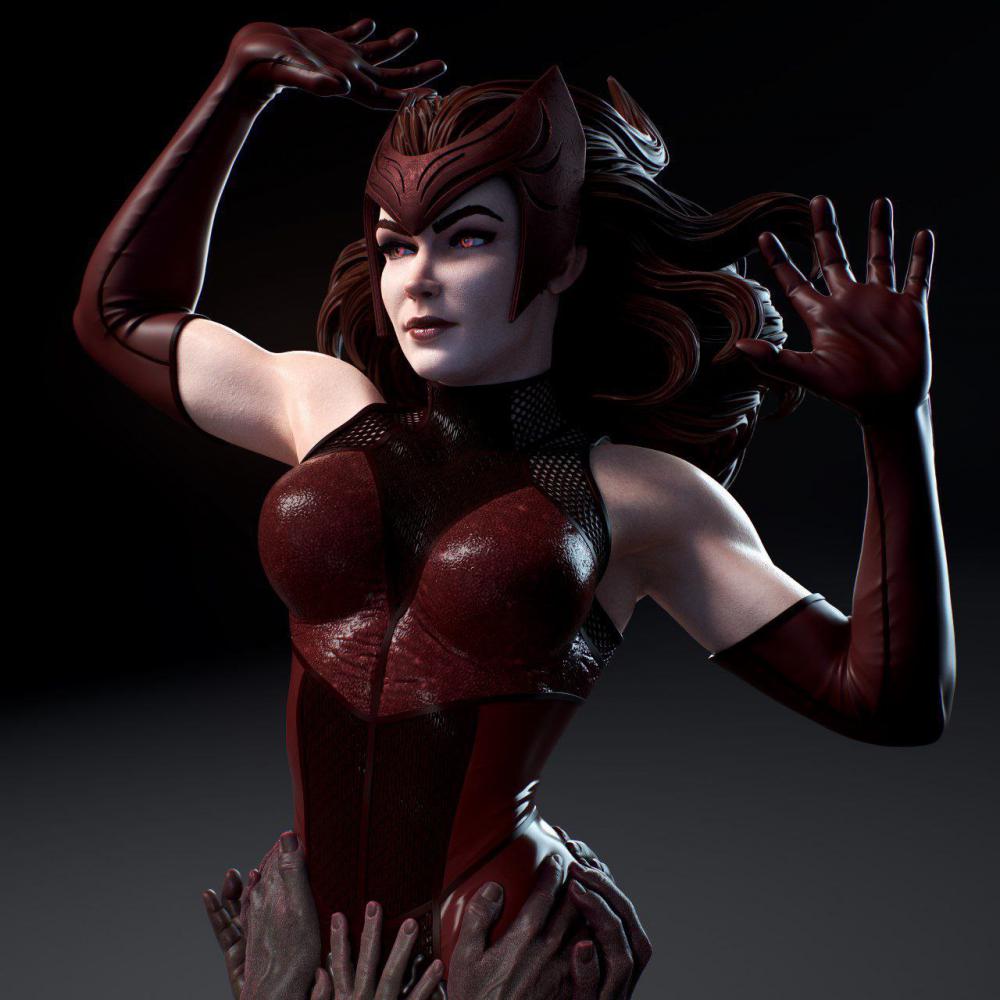 绯红女巫 胸雕3D打印模型
