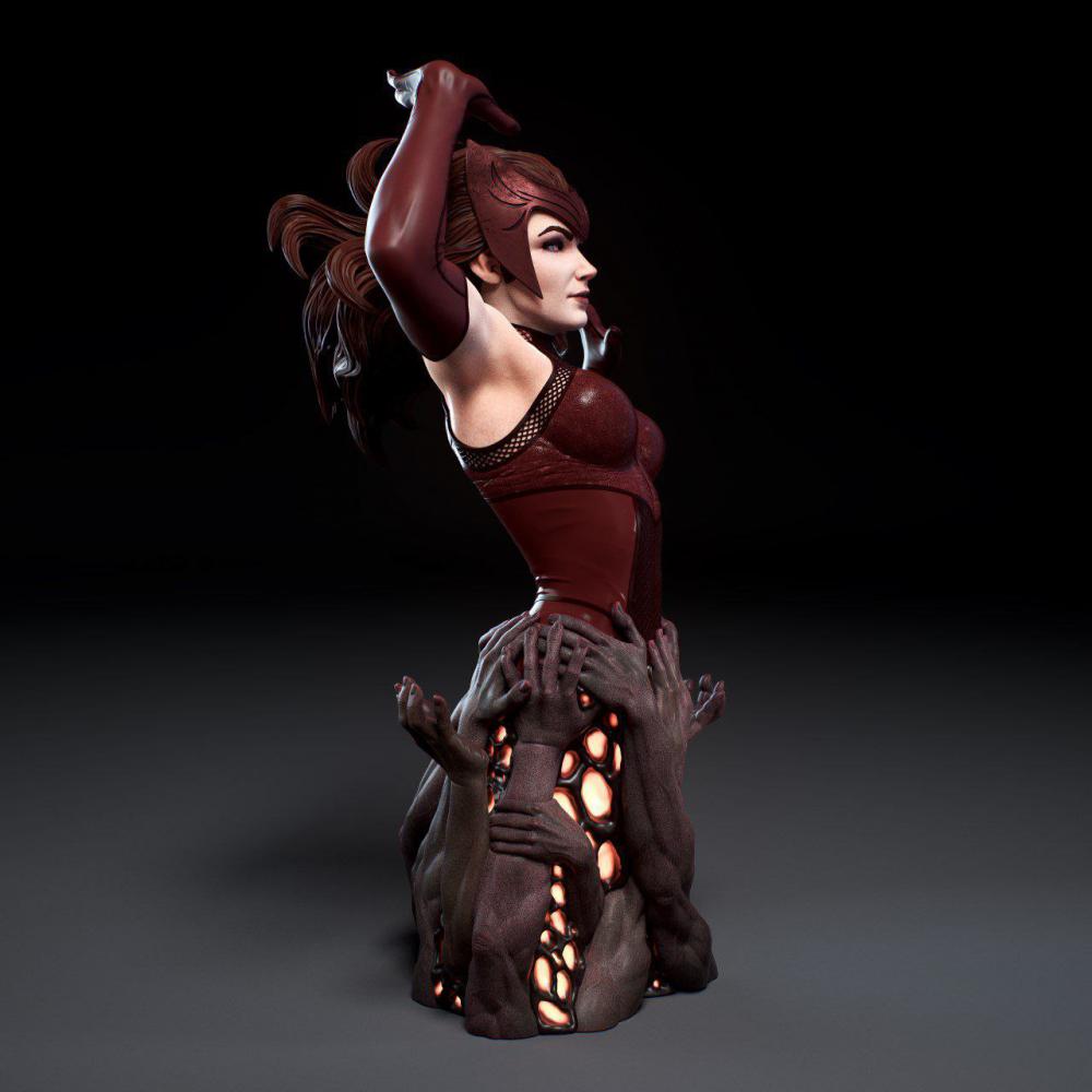 绯红女巫 胸雕3D打印模型
