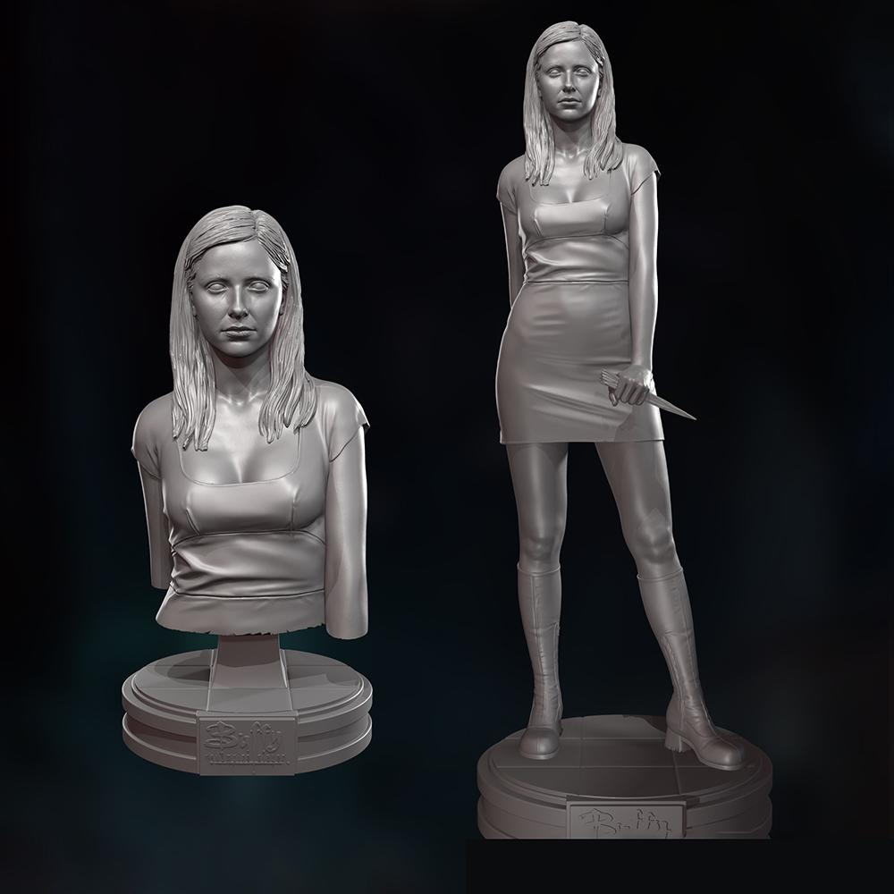 吸血鬼猎人 巴菲3D打印模型