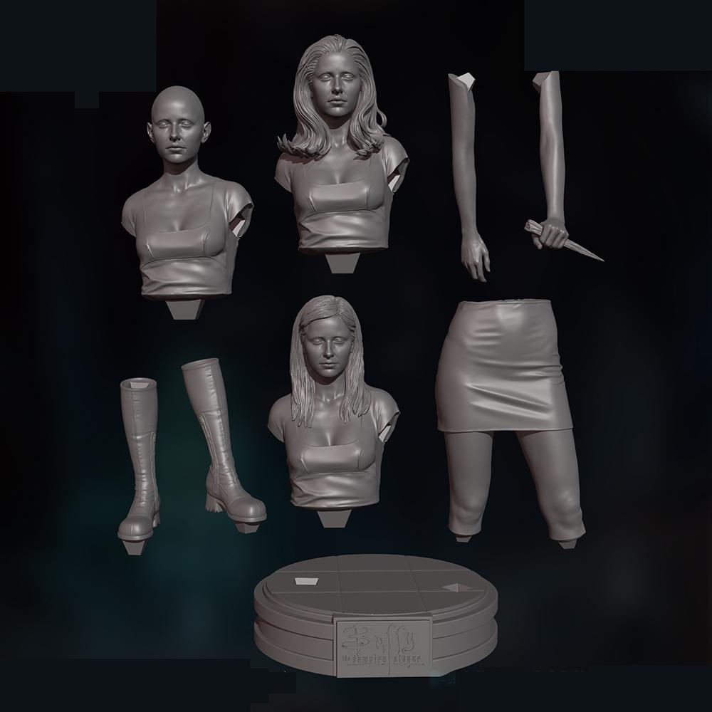 吸血鬼猎人 巴菲3D打印模型