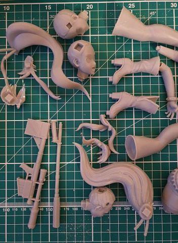 天元突破 优子 3D打印模型