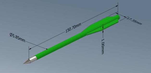 箭3D打印模型