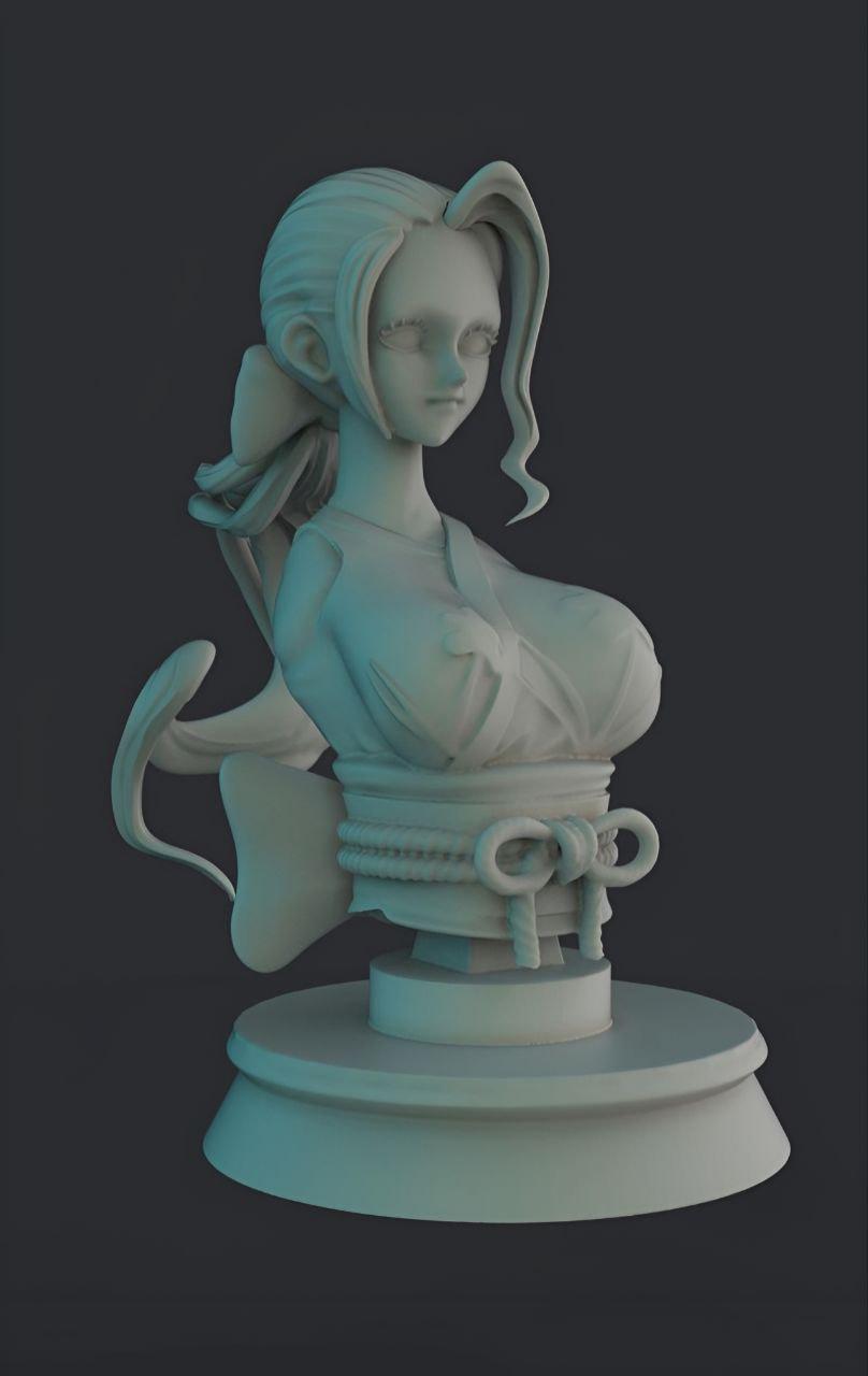 妮可·罗宾 全身+胸雕3D打印模型