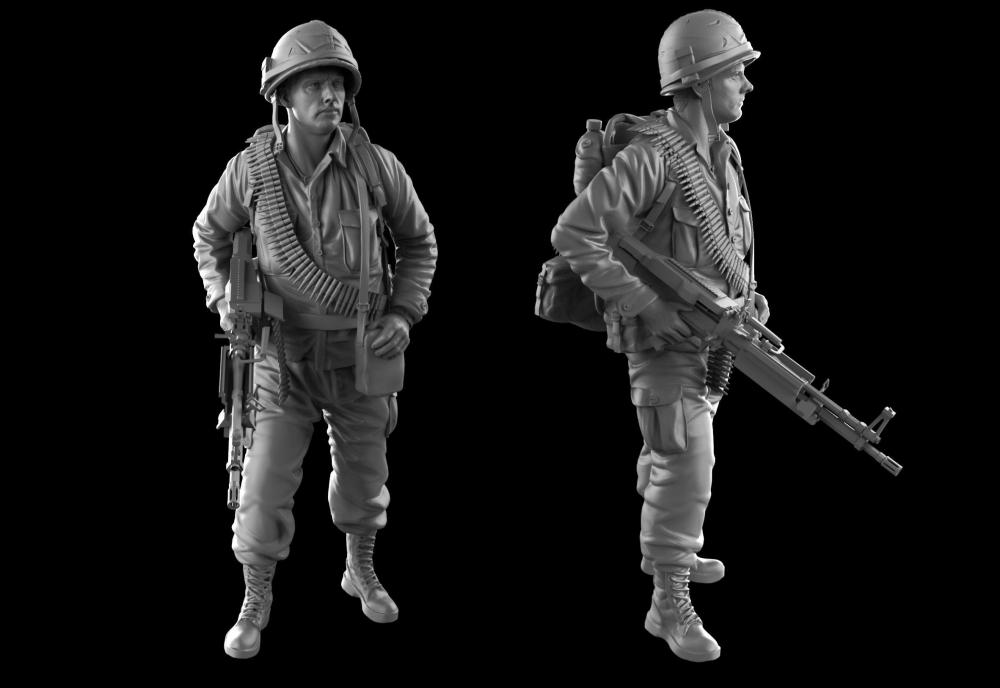 美国大兵3D打印模型