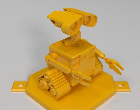 机器人瓦力3D打印模型