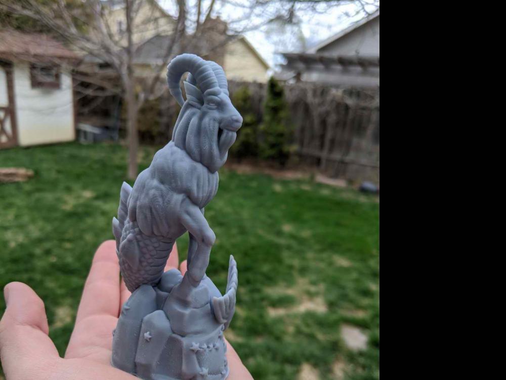 摩羯座雕像3D打印模型