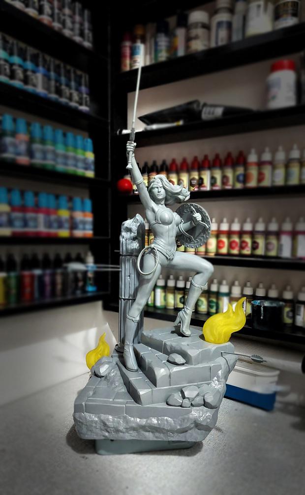 神奇女侠3D打印模型
