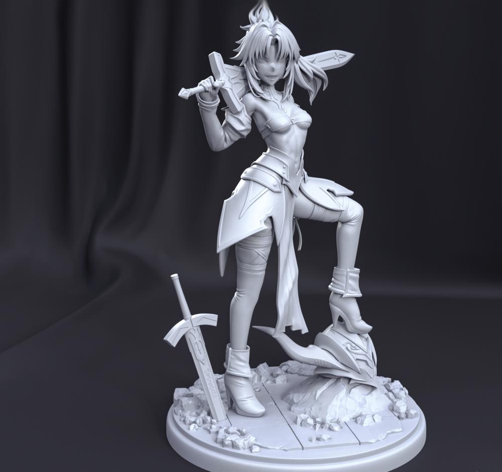 Fate 莫德雷德3D打印模型