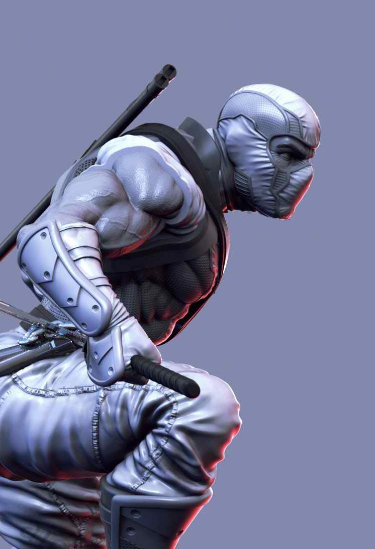 特种部队 白幽灵3D打印模型