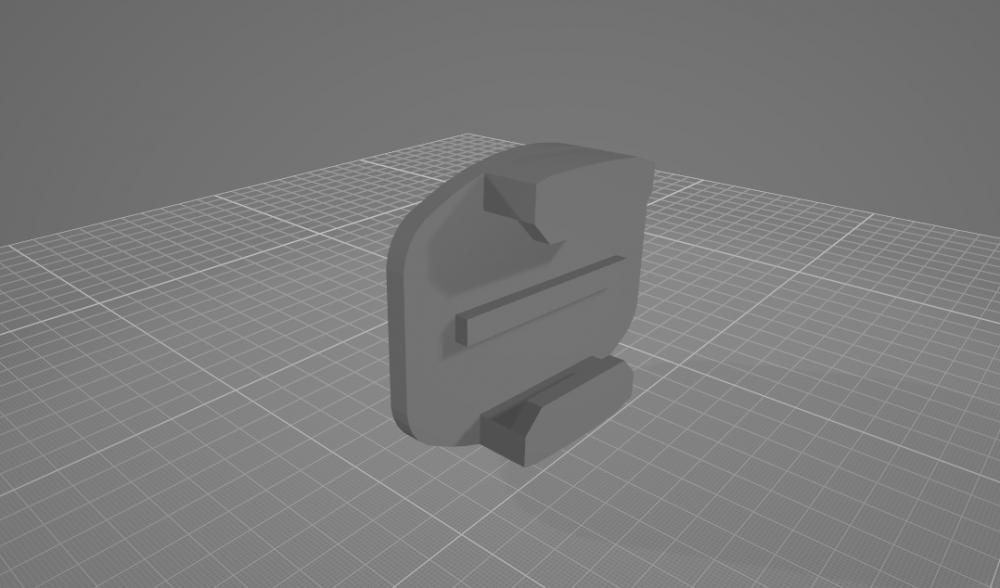 Gopro运动相机底座3D打印模型