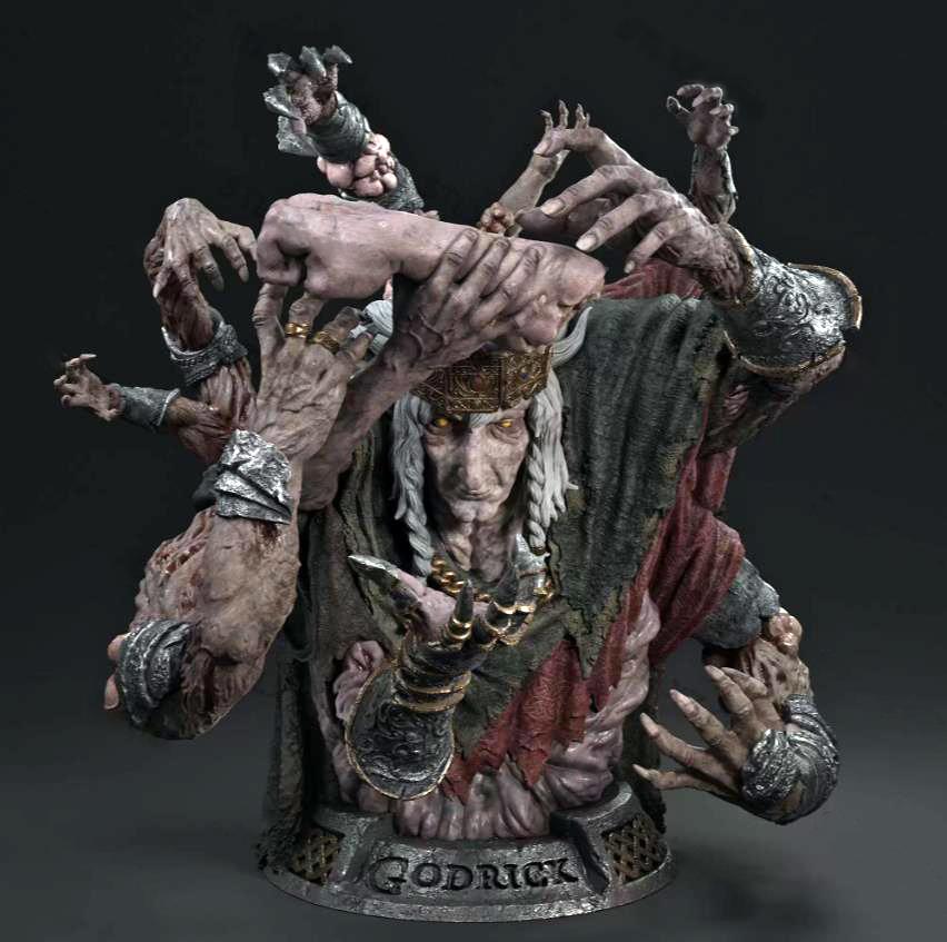 《艾尔登法环》 葛瑞克3D打印模型