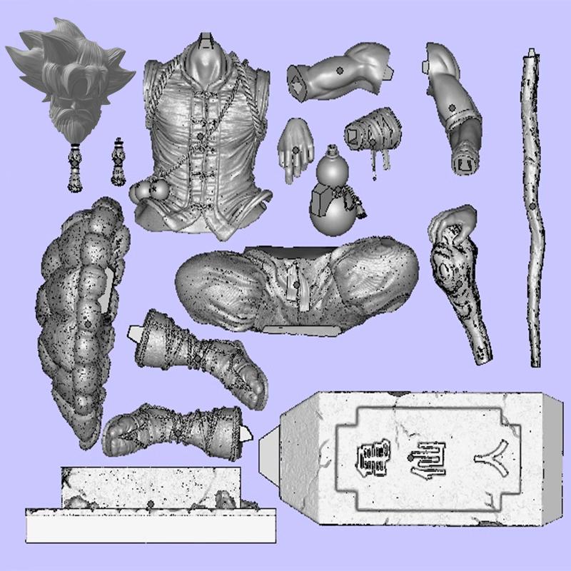 七龙珠 悟空  守墓3D打印模型