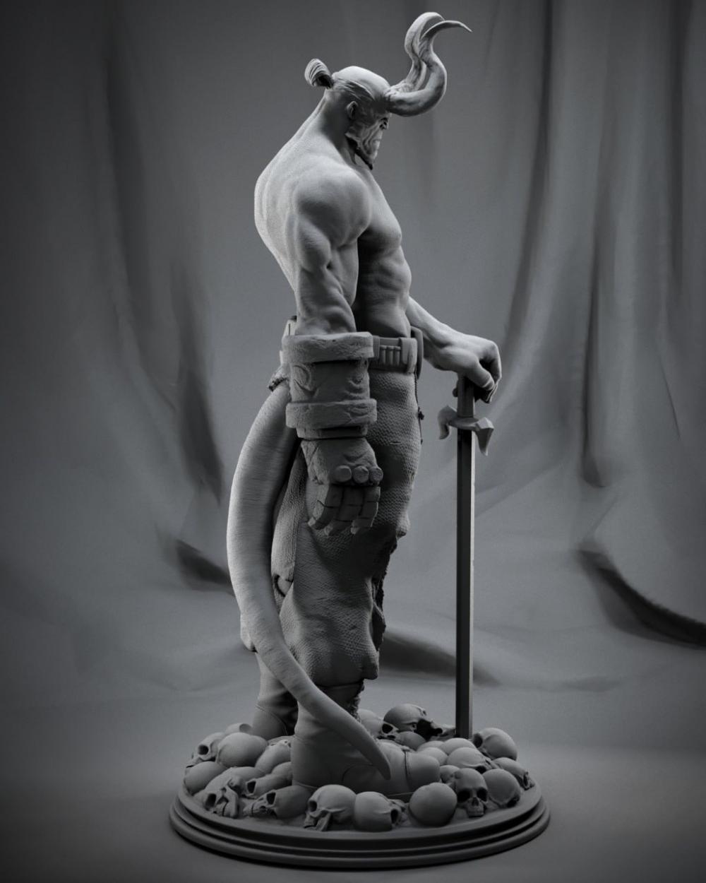 地狱男爵 高精3D打印模型