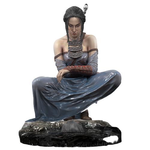 湖畔女战士3D打印模型