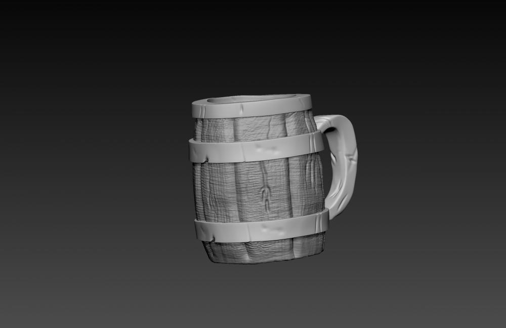 酒桶·古拉加斯3D打印模型