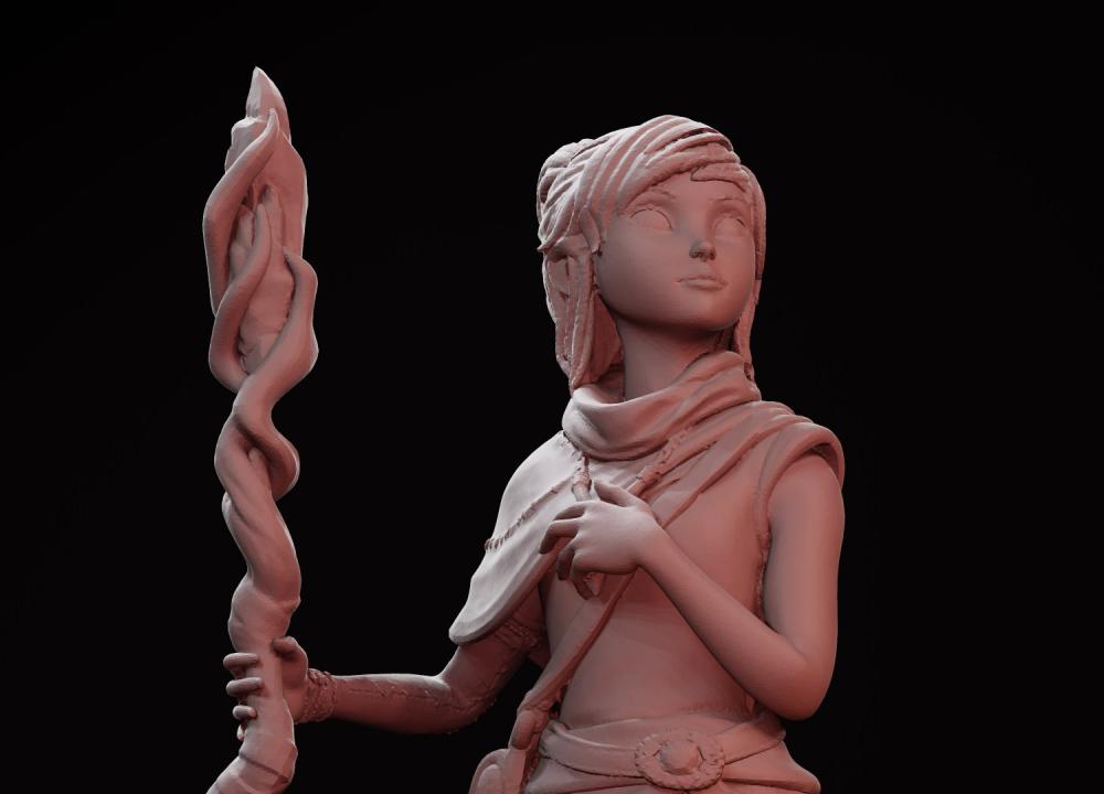 灵魂之桥 林芳和腐靈3D打印模型