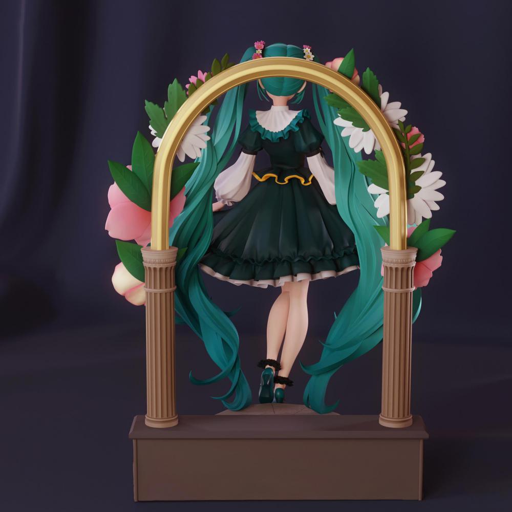 初音未来3D打印模型