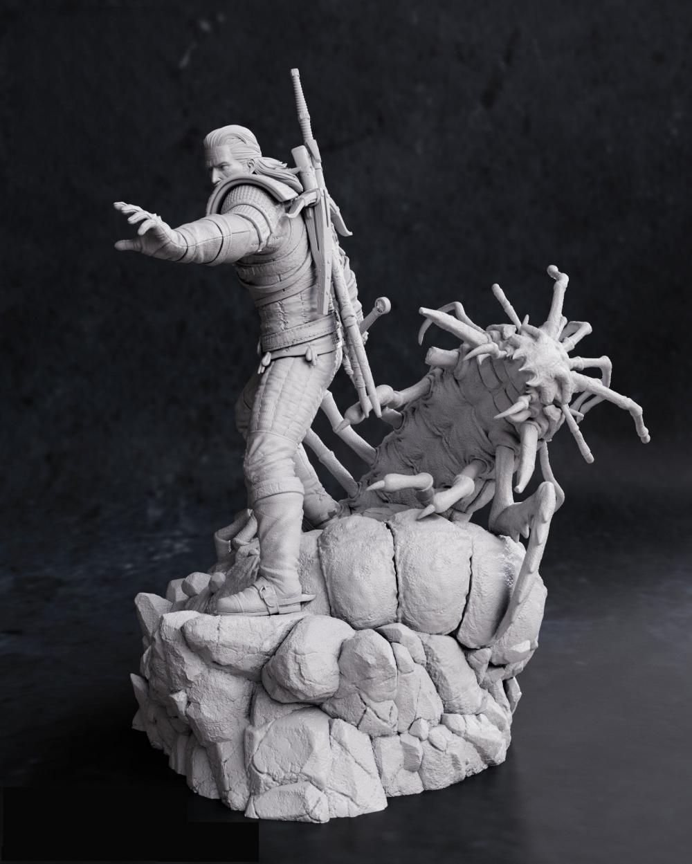 巫师3-杰洛特3D打印模型