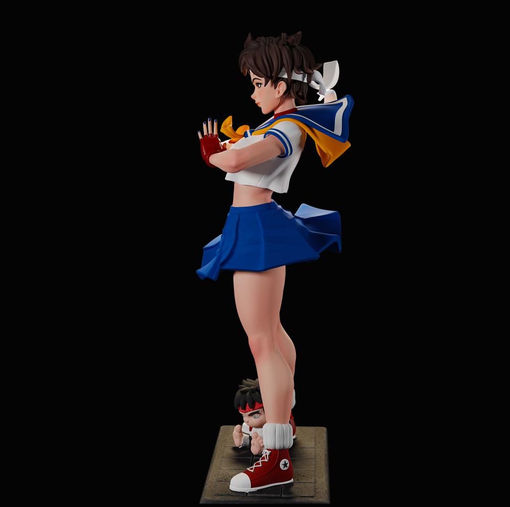 春日野樱 街头霸王3D打印模型