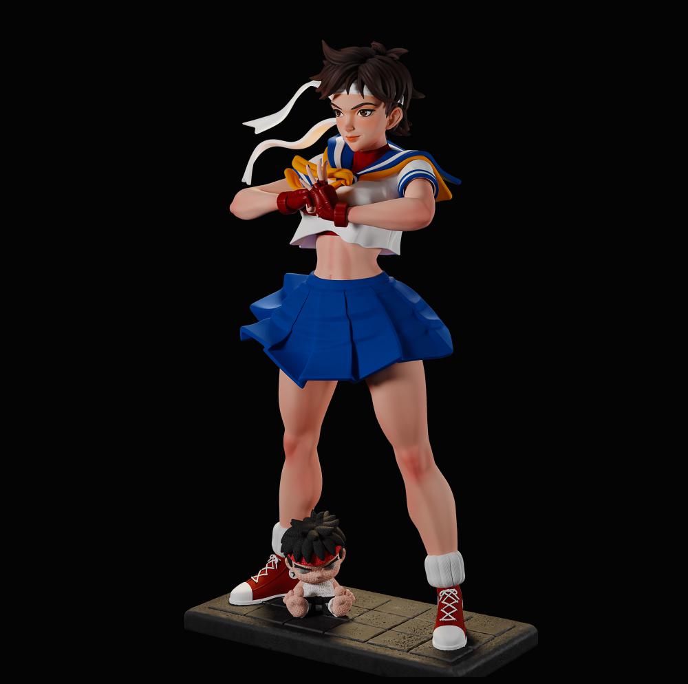 春日野樱 街头霸王3D打印模型