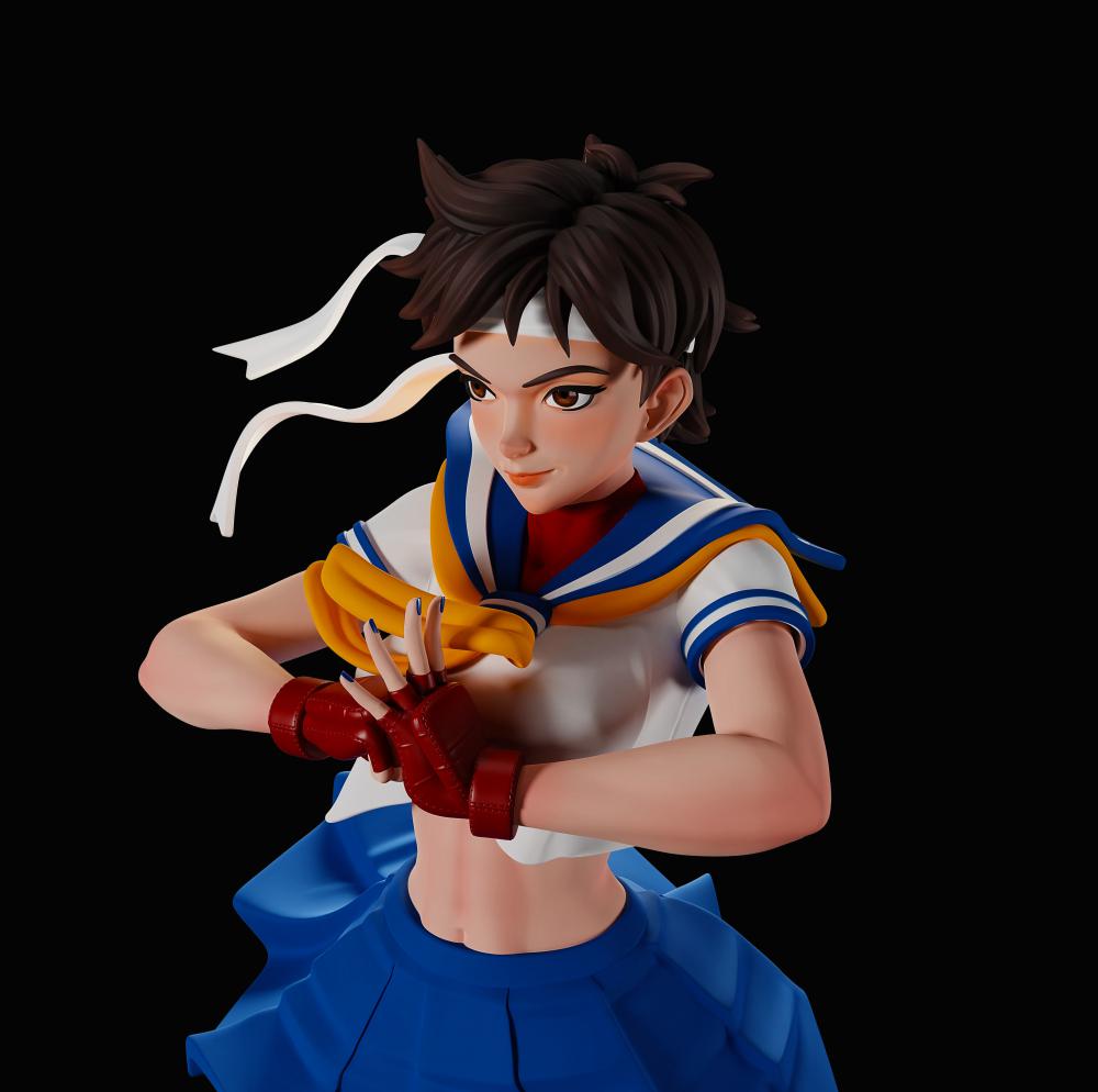 春日野樱 街头霸王3D打印模型